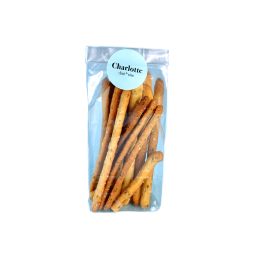 Gressins z solą i rozmarynem