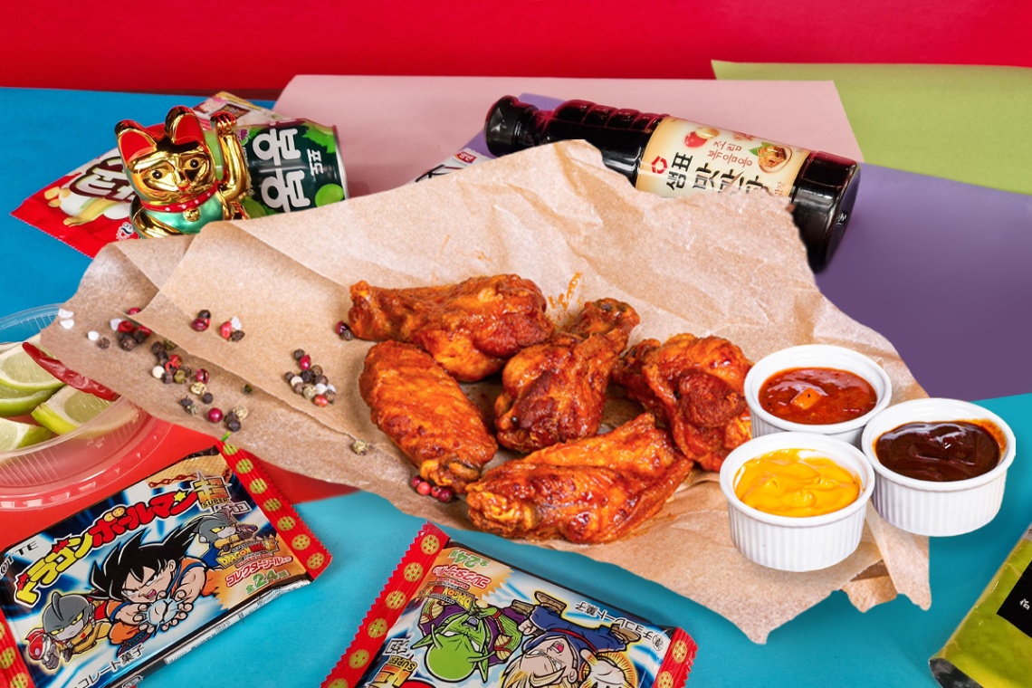 Wings - bez panierki + sos